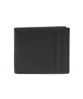 Black men's leather wallet 513-1322-60