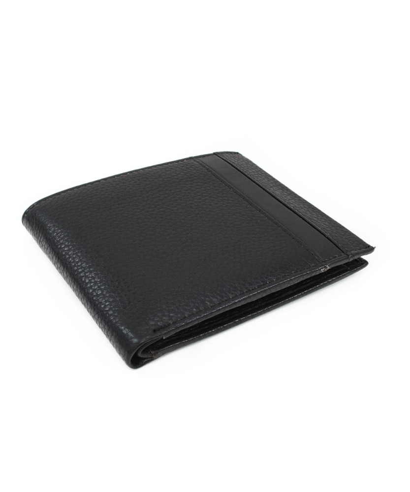 Black men's leather wallet 513-1322-60