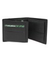 Black men's leather wallet 513-1322-60