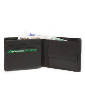 Dark brown men's leather wallet 513-1311-47