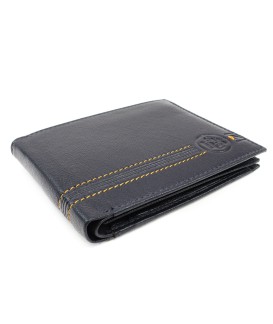 Dark blue men's leather wallet 513-1311-97