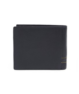 Dark blue men's leather wallet 513-1311-97