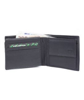 Dark blue men's leather wallet 513-1311-97