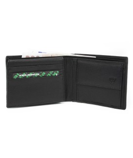 Black men's leather wallet 513-1311-60