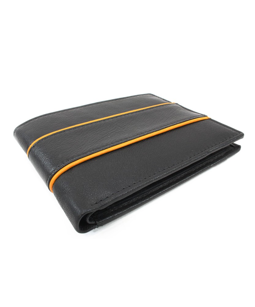 Black leather wallet - cardholder 513-1302-60/86