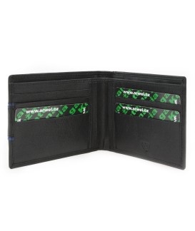 Black leather wallet - cardholder 513-1302-60/97
