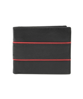 Black leather wallet - cardholder 513-1302-60/31