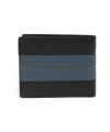 Blue-black men's leather wallet 513-1331-60/97