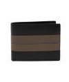 Brown-black men's leather wallet 513-1331-60/82