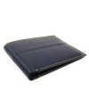 Dark blue men's leather wallet 513-1307-97