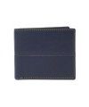 Dark blue men's leather wallet 513-1307-97