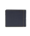 Dark blue men's leather wallet 513-1307-97