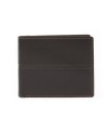 Dark brown men's leather wallet 513-1307-47