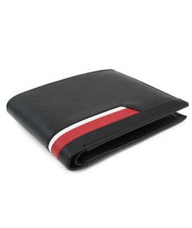 Black men's leather wallet 513-1315-60