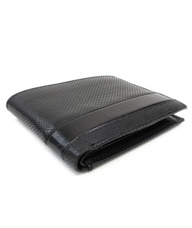 Black men's leather wallet 513-1321-60/60