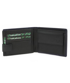 Men's leather wallet in JEANS style 513-4241-97/60