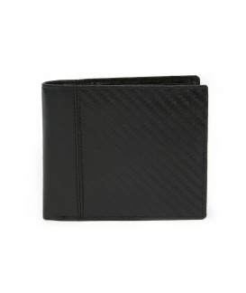 Black leather men's wallet 513-4705-60/60