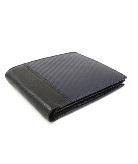 Black-blue leather men's wallet 513-4705-97/60