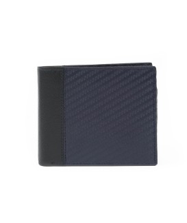 Black-blue leather men's wallet 513-4705-97/60