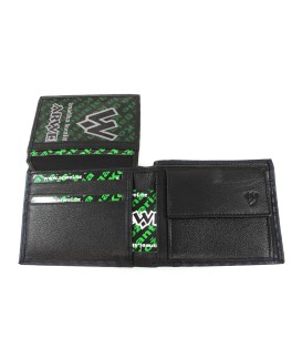 Black-blue leather men's wallet 513-4705-97/60