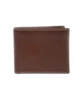 Brown leather wallet 513-9160-40