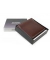 Brown leather wallet 513-9160-40