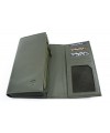 Dark green leather waiter's wallet with credit card pockets 515-2401C-57