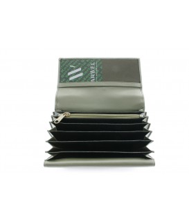 Leather waiter's wallet with a snap-closure coin pocket 515-2401A-57