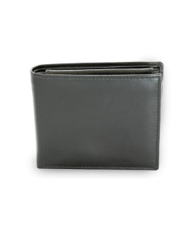 Black men's leather wallet 513-3222-60