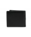 Black and gray men's leather wallet 513-3223A-60/66