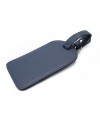 Dark blue leather luggage tag 619-5405-97