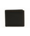 Black men's leather wallet 513-3223B-60