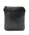 Black leather men's crossbag 215-1713-60