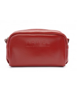 Red women's leather etui 611-0395-31