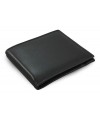 Black men's leather wallet without a coin pocket 519-2910A-60