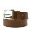 Brown smooth leather men's belt 913-105-47