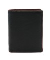 Black-brown men's leather wallet with an internal coin pocket 514-8140-60/44.