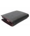 Black-brown men's leather wallet with an internal coin pocket 514-8140-60/44.