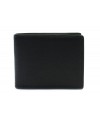 Black-green men's leather wallet with an internal snap closure 513-8142-60/58