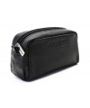 Black women's leather etui 611-0395-60