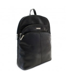 Black leather backpack 311-8955-60