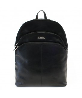 Black leather backpack 311-8955-60