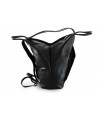 Black leather backpack 311-1184-60