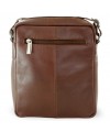 Brown leather men's crossbag 215-1713-40