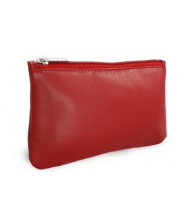Red women's leather etui 611-0023-31