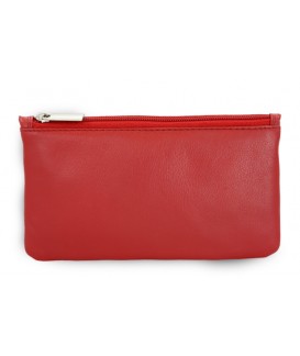 Red women's leather etui 611-0023-31