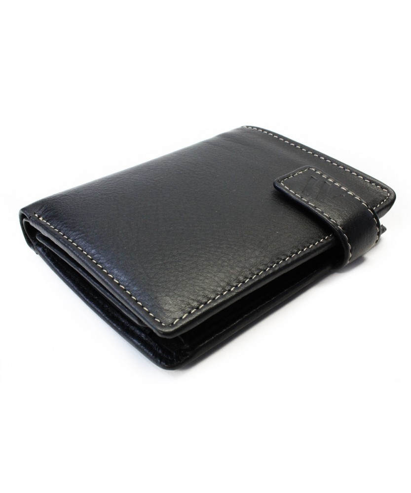 Black women's wallet with pinch 511-6155-60