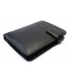 Black women's wallet with pinch 511-6155-60