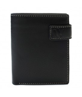 Black women's wallet with pinch 511-6155-60