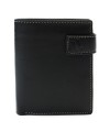 Black women's wallet with pinch 511-6155-60